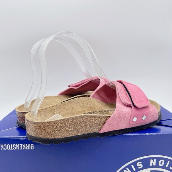 Birkenstock Oita Suede Sandals Kyoto Candy Pink Barbie Pinkcore EU 36 US 5- 5.5 - Picture 7 of 13